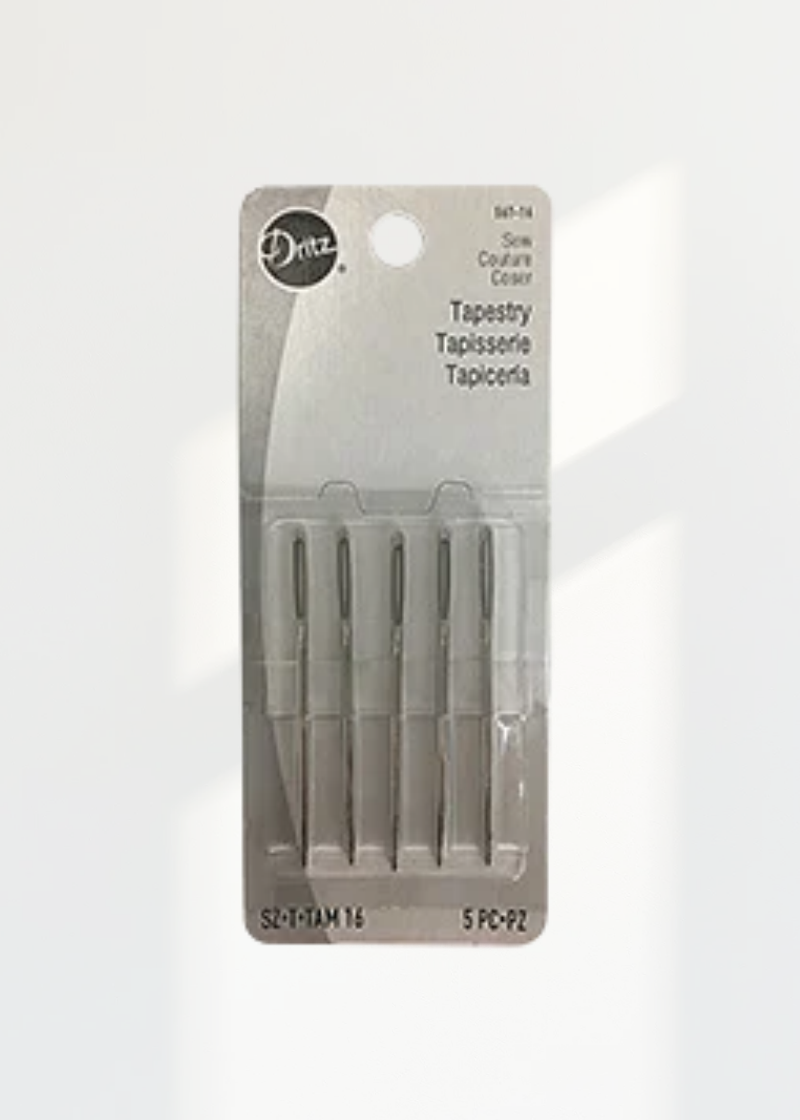 Tapestry Needle (6 Ct) D56T-16 — Large-Eyed Needles With Blunt Points That Allow The Needle To Pass Easily Between Fabric Yarns.