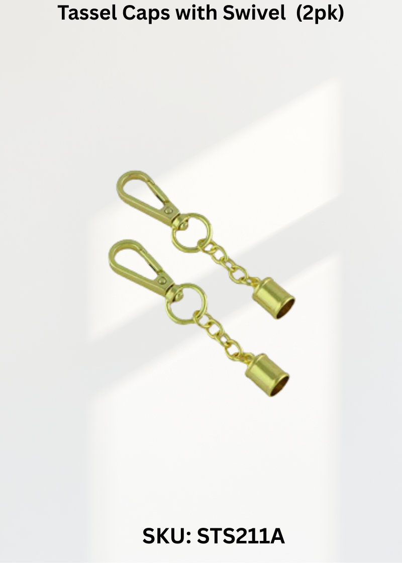 Tassel Caps with Swivel  (2pk)