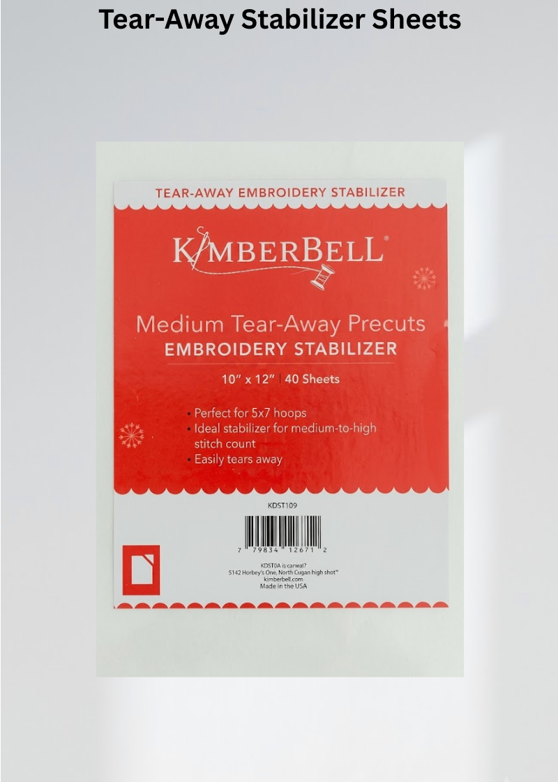 Tear Away Stabilizer Sheets