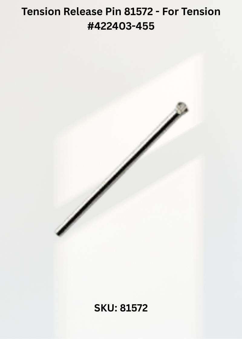 Tension Release Pin 81572 - For Tension #422403-455
