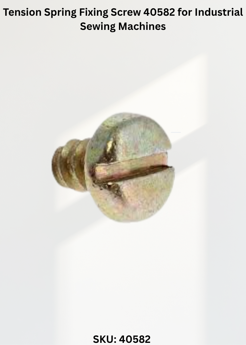 Tension Spring Fixing Screw 40582 for Industrial Sewing Machines