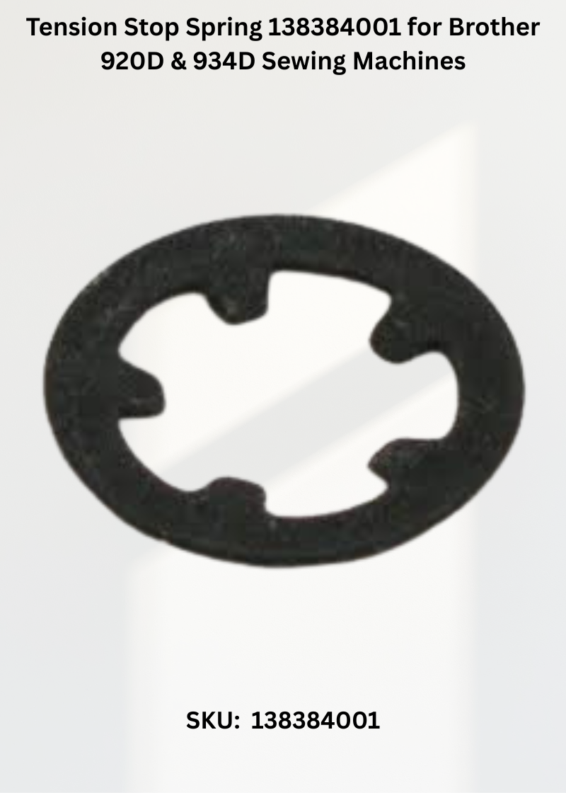 Tension Stop Spring 138384001 for Brother 920D & 934D Sewing Machines
