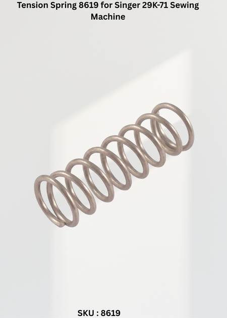 Tension Spring 8619 for Singer 29K-71 Sewing Machine