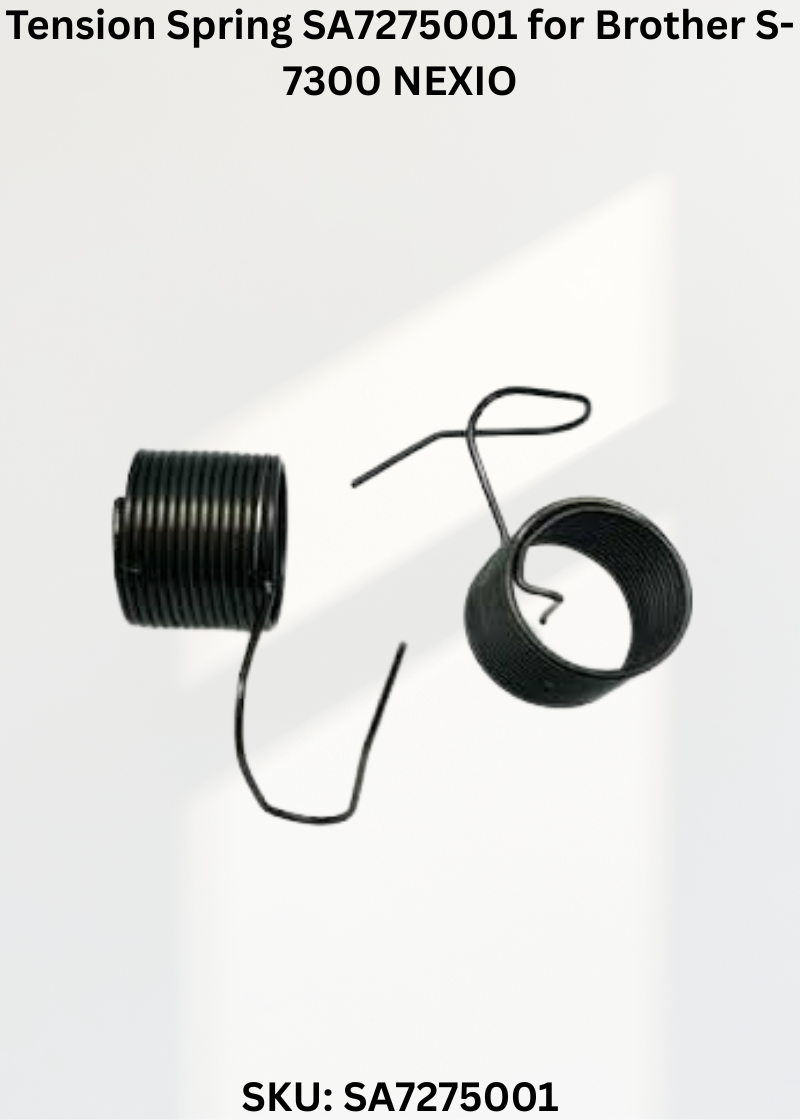 Premium Replacement Tension Spring SA7275001 for Brother S-7300 NEXIO Sewing Machine