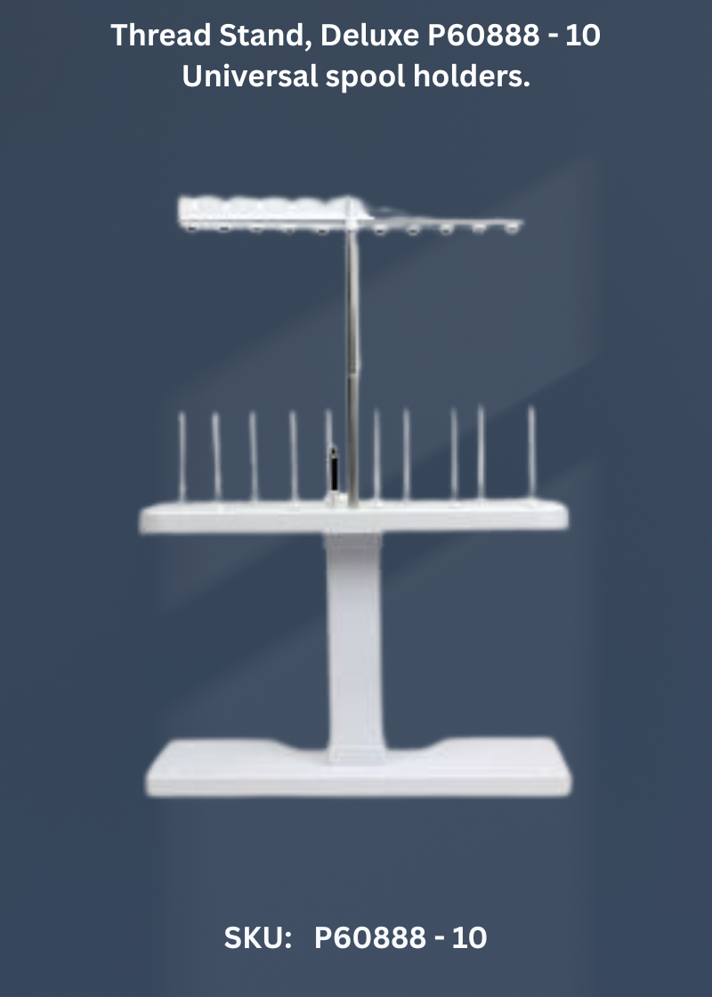 Thread Stand, Deluxe P60888 - 10 Universal spool holders.