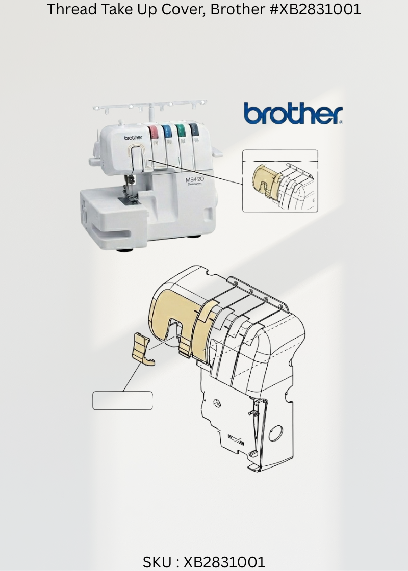 Thread Take Up Cover for Brother XB2831001