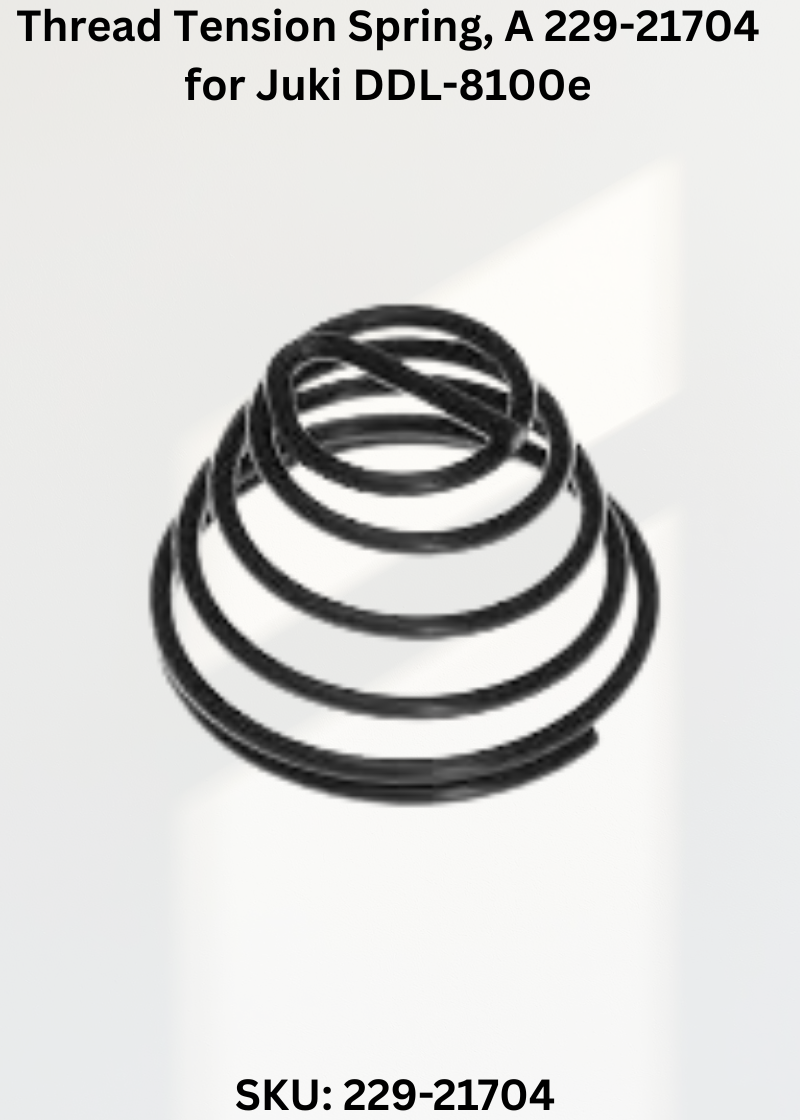 Thread Tension Spring, A 229-21704 for Juki DDL-8100e