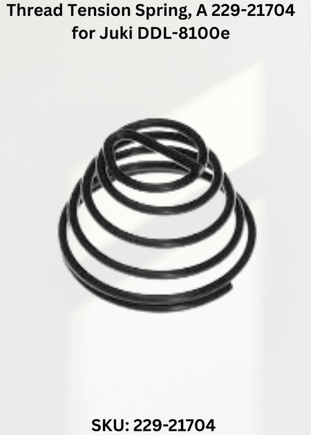 Thread Tension Spring, A 229-21704 for Juki DDL-8100e