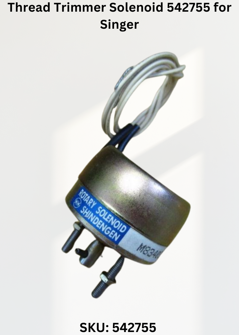 Thread Trimmer Solenoid 542755 for Singer 491D, 591, 601D Sewing Machine