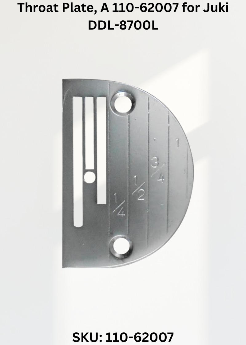 Throat Plate, A 110-62007 for Juki DDL-8700L