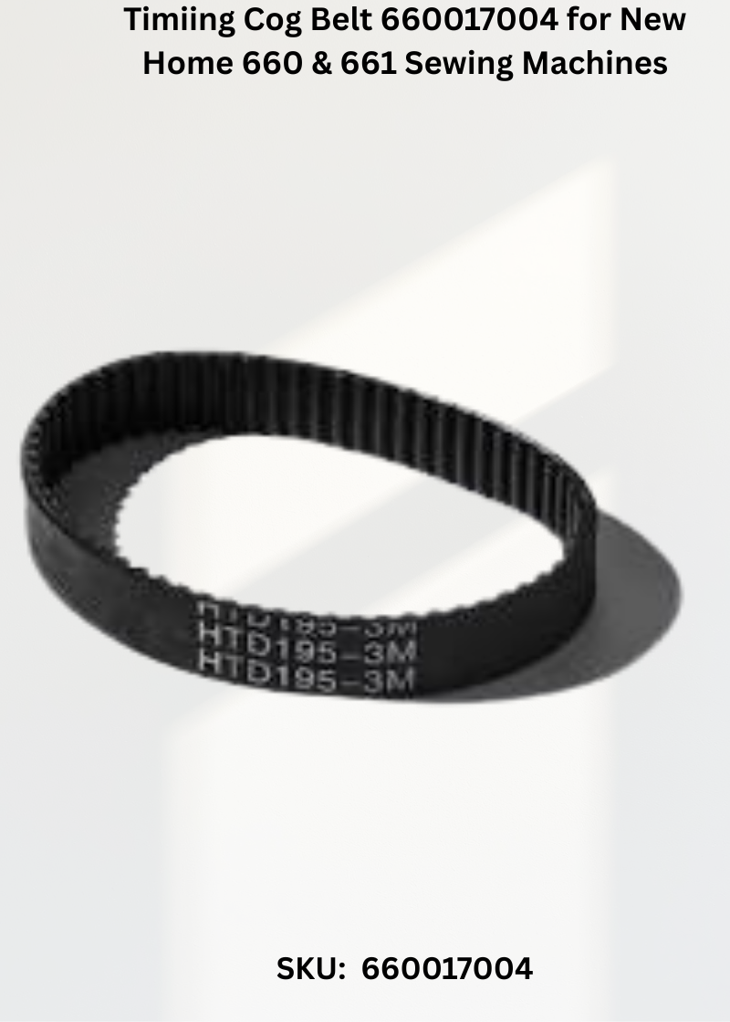 Timiing Cog Belt 660017004 for New Home 660 & 661 Sewing Machines