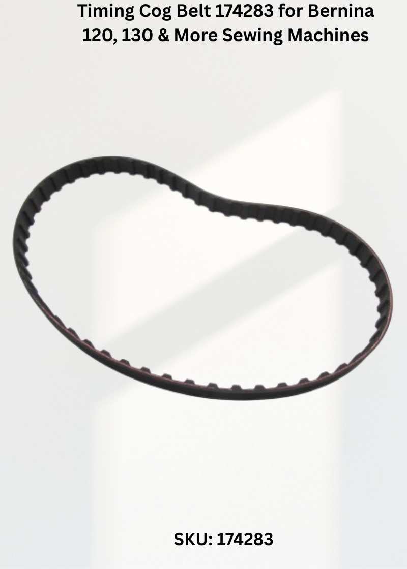Timing Cog Belt 174283 for Bernina 120, 130 & More Sewing Machines