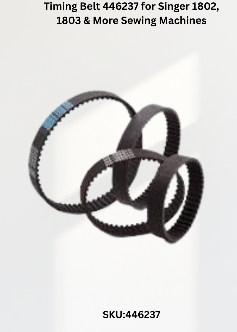 Timing Belt 446237 for Singer 1802, 1803 & More Sewing Machines