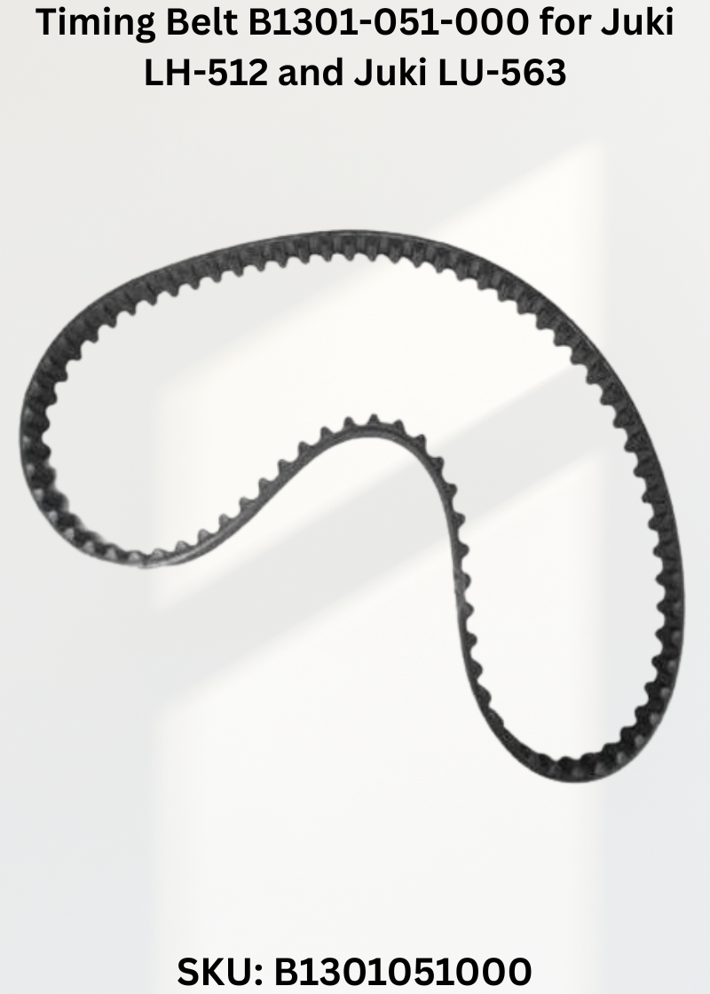 Timing Belt B1301-051-000 for Juki LH-512 and Juki LU-563 Sewing Machines