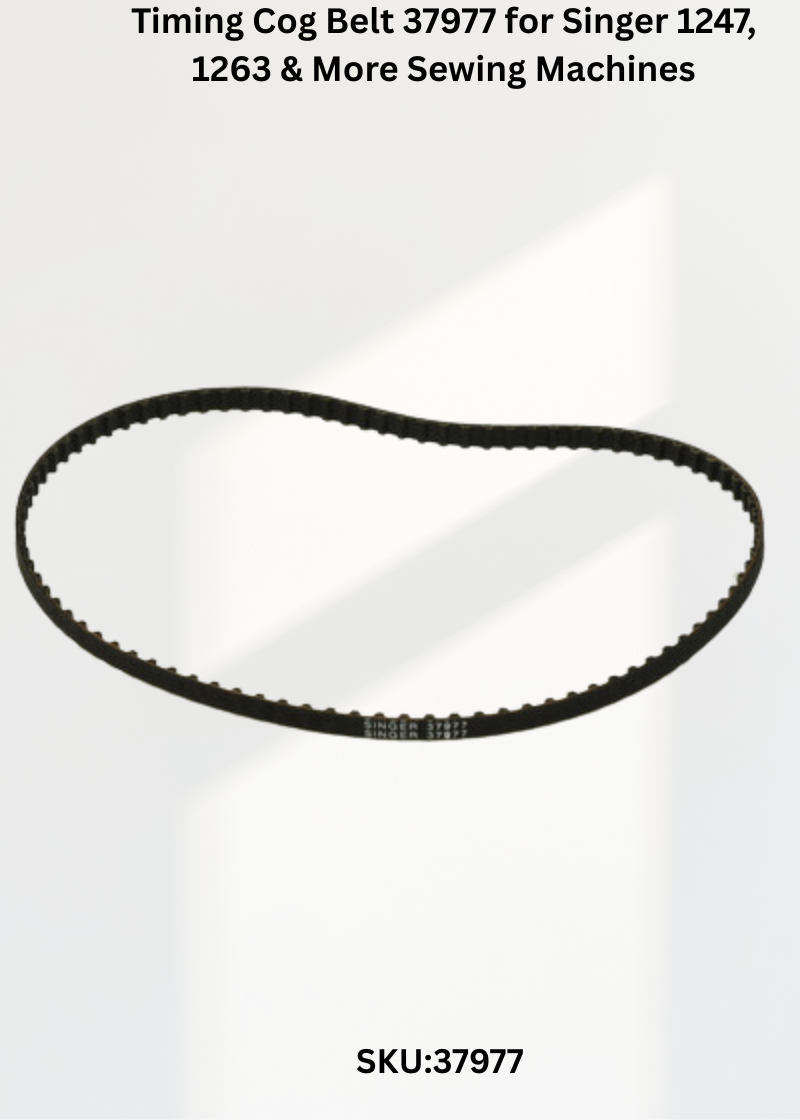 Timing Cog Belt 37977 for Singer 1247, 1263 & More Sewing Machines