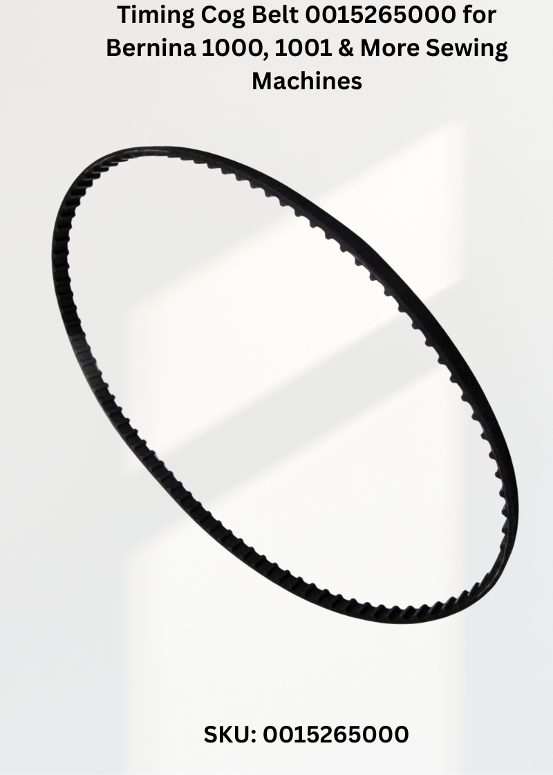 Timing Cog Belt 0015265000 for Bernina 1000, 1001 & More Sewing Machines