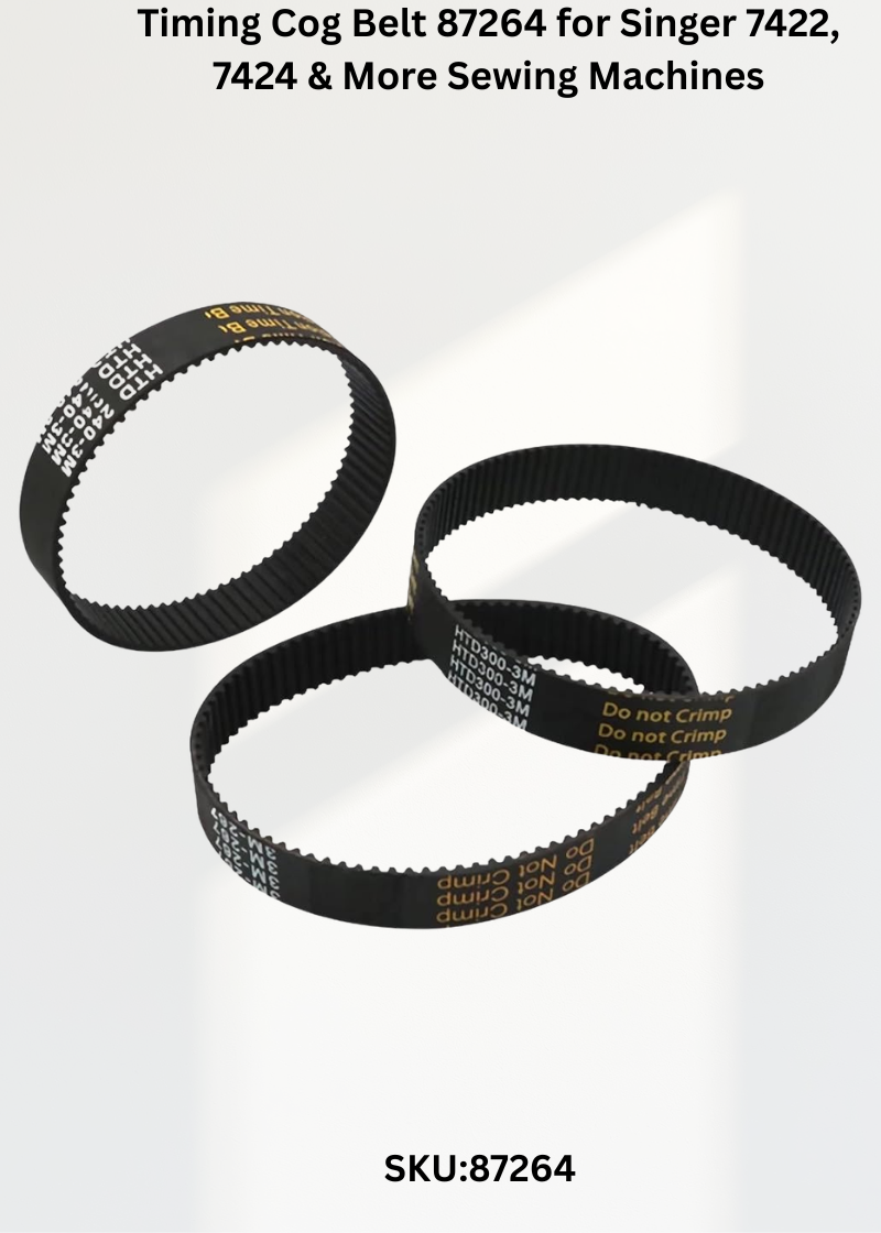Timing Cog Belt 87264 for Singer 7422, 7424 & More Sewing Machines