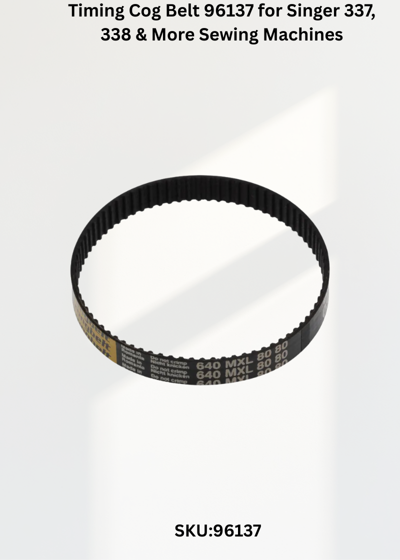 Timing Cog Belt 96137 for Singer 337, 338 & More Sewing Machines