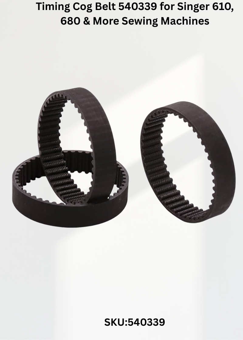 Timing Cog Belt 540339 for Singer 610, 680 & More Sewing Machines