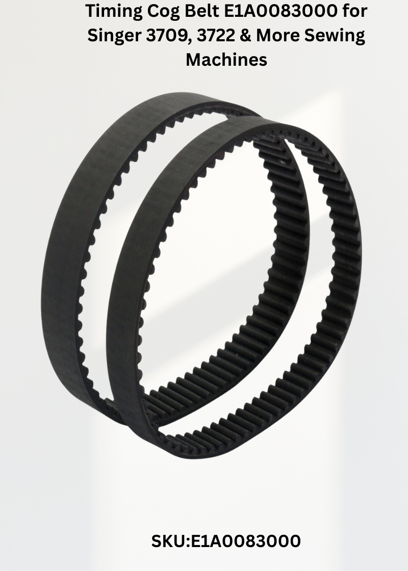 Timing Cog Belt E1A0083000 for Singer 3709, 3722 & More Sewing Machines
