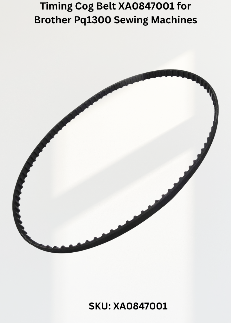 Timing Cog Belt XA0847001 for Brother Pq1300 Sewing Machines