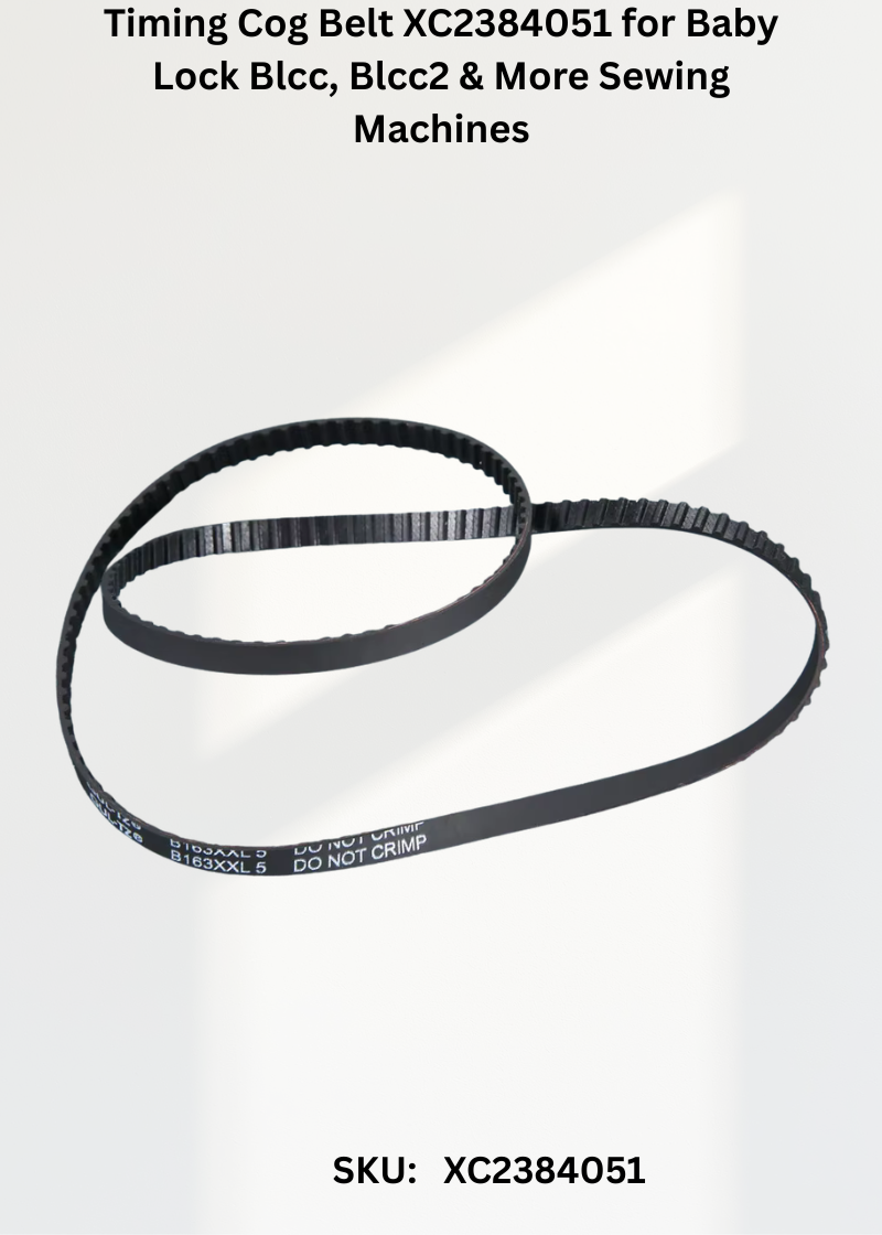 Timing Cog Belt XC2384051 for Baby Lock Blcc, Blcc2 & More Sewing Machines