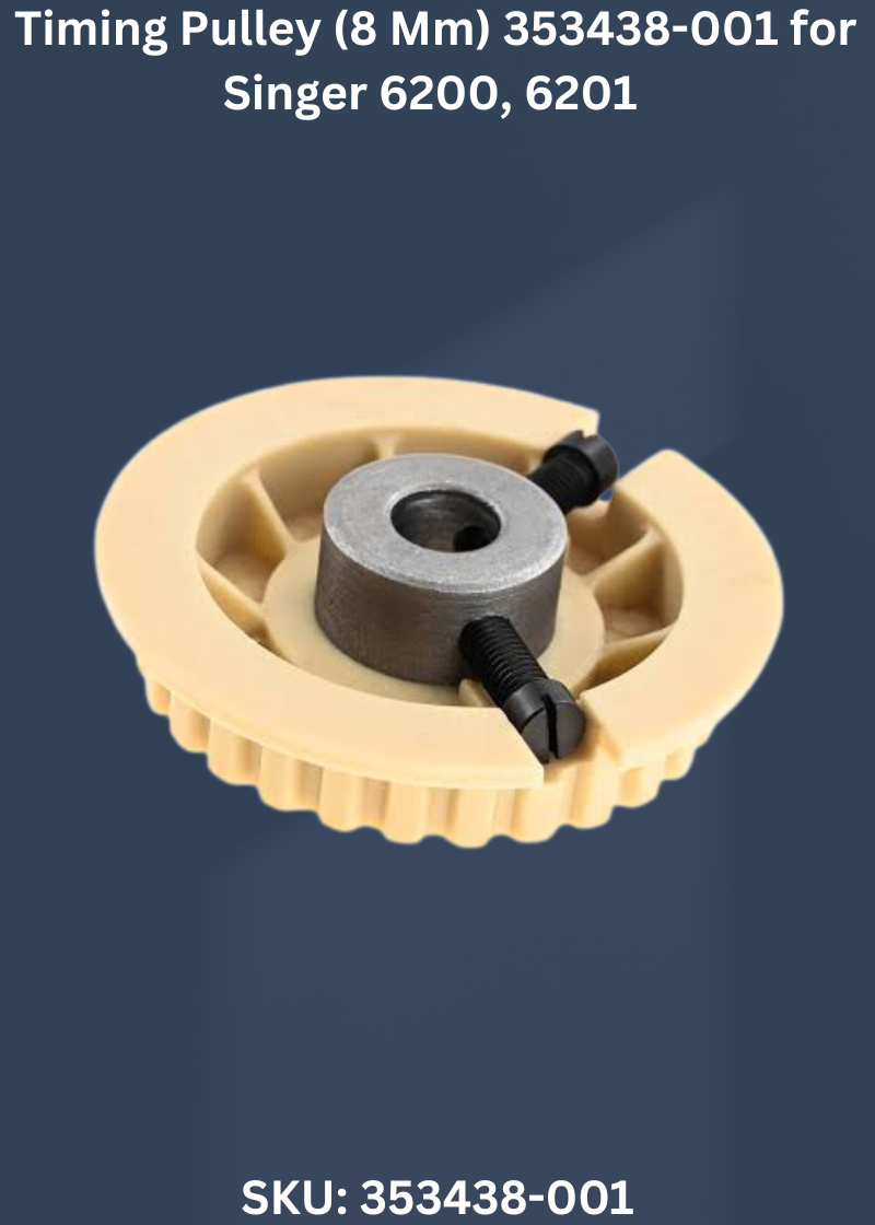 Timing Pulley (8 Mm) 353438-001 for Singer 6200, 6201 & More Sewing Machines