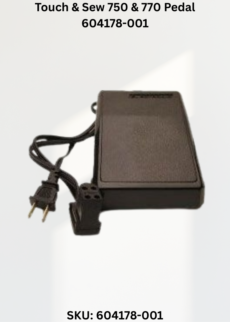 Touch & Sew 750 & 770 Pedal 604178-001