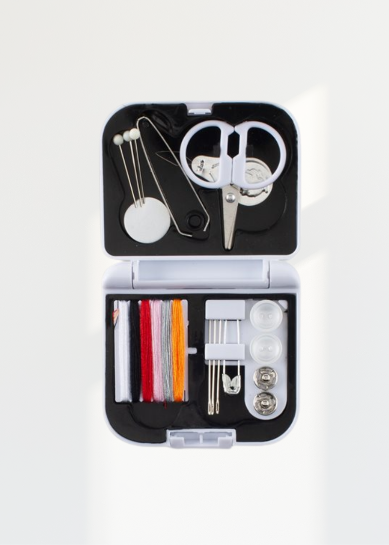 Travel Sewing Compact Kit - White