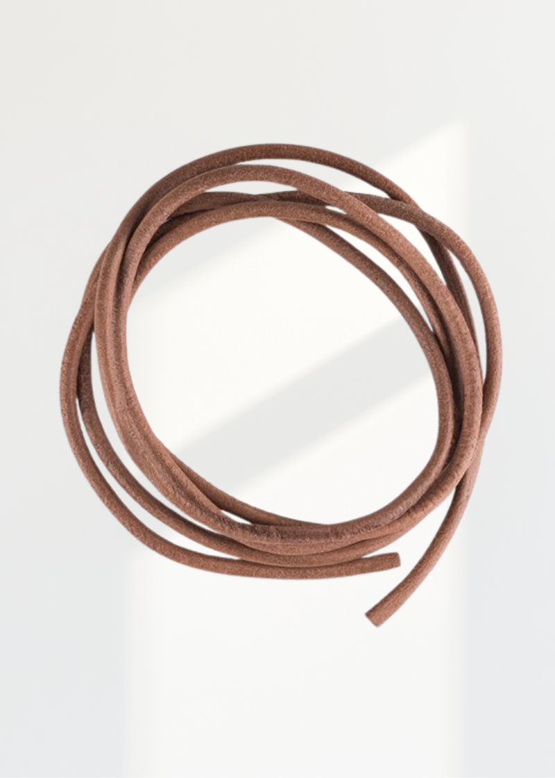 Treadle Leather Sewing Machine Belt with Hook – 72" x 3/16" Replacement Belt