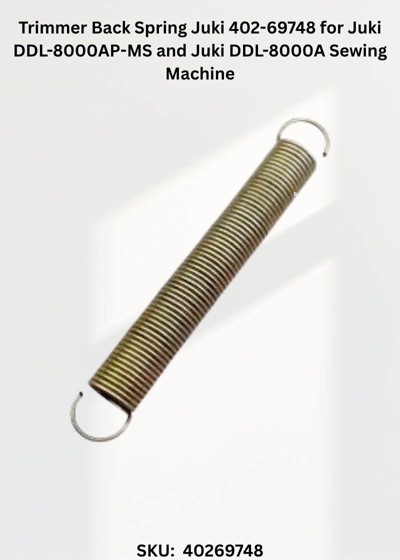 Trimmer Back Spring Juki 402-69748 for Juki DDL-8000AP-MS and Juki DDL-8000A Sewing Machine