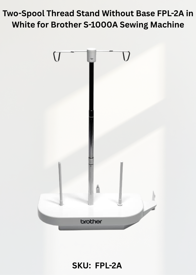 Two-Spool Thread Stand Without Base FPL-2A in White for Brother S-1000A  Sewing Machine
