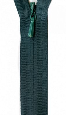 YKK art.314 Unique Invisible Zipper 14" Hunter Green