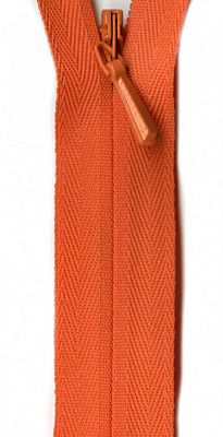 YKK art.318 Unique Invisible Zipper 18" Tangerine