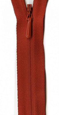 YKK art.318 Unique Invisible Zipper 18" Rust