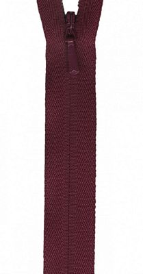YKK art.322 Unique Invisible Zipper 22" Burgundy