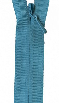 YKK art.322 Unique Invisible Zipper 22" Aqua
