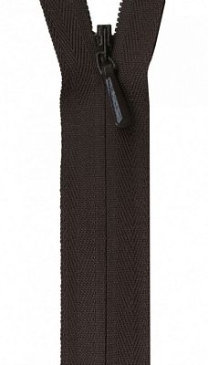 YKK art.322 Unique Invisible Zipper 22" Sable Brown