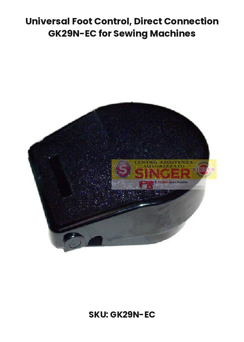 Universal Foot Control, Direct Connection GK29N-EC for Sewing Machines