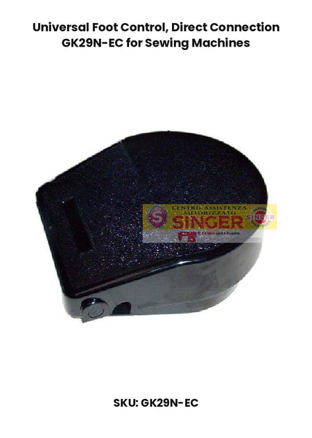 Universal Foot Control, Direct Connection GK29N-EC for Sewing Machines