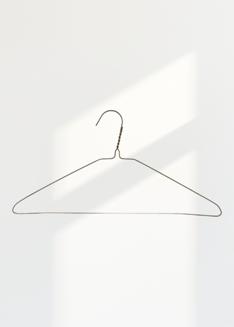 Universal Gold Metal Suit Hangers - 100/Box - 16" Length/ 13 Gauge