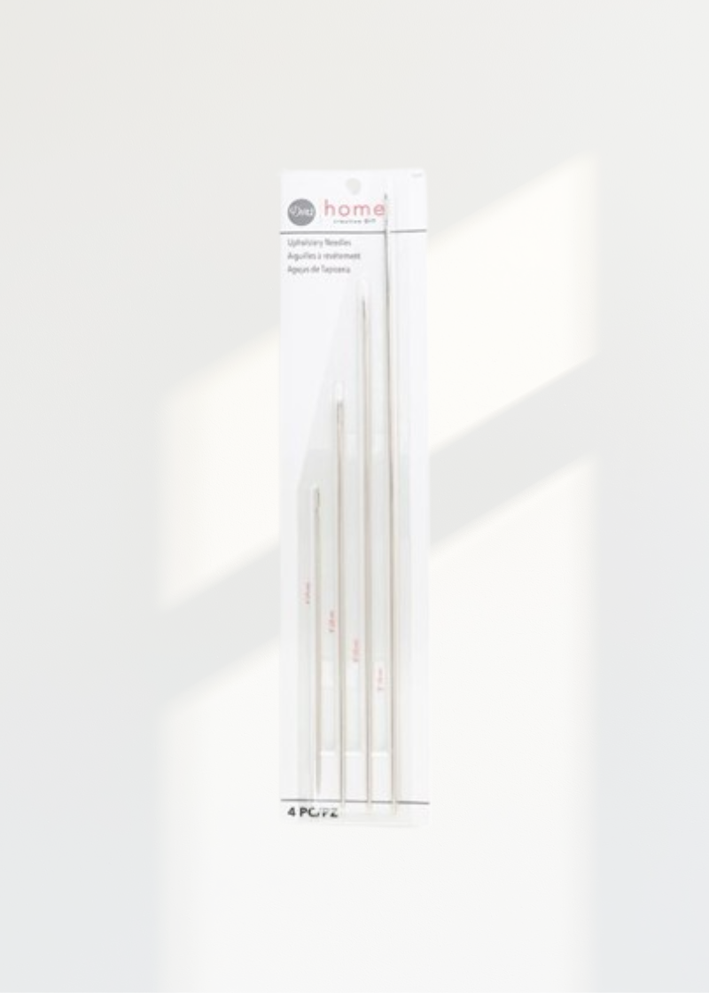 Upholstery Hand Needles - Size 6, 8, 10, 12 - 4/Pack