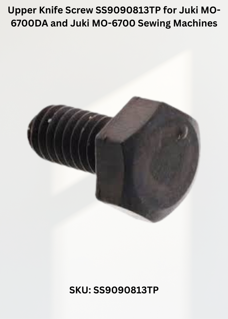 Upper Knife Screw SS9090813TP for Juki MO-6700DA and Juki MO-6700 Sewing Machines