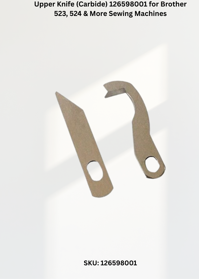 Upper Knife 126598001 — Fits Brother 523, 524, 524NL, 525 & more