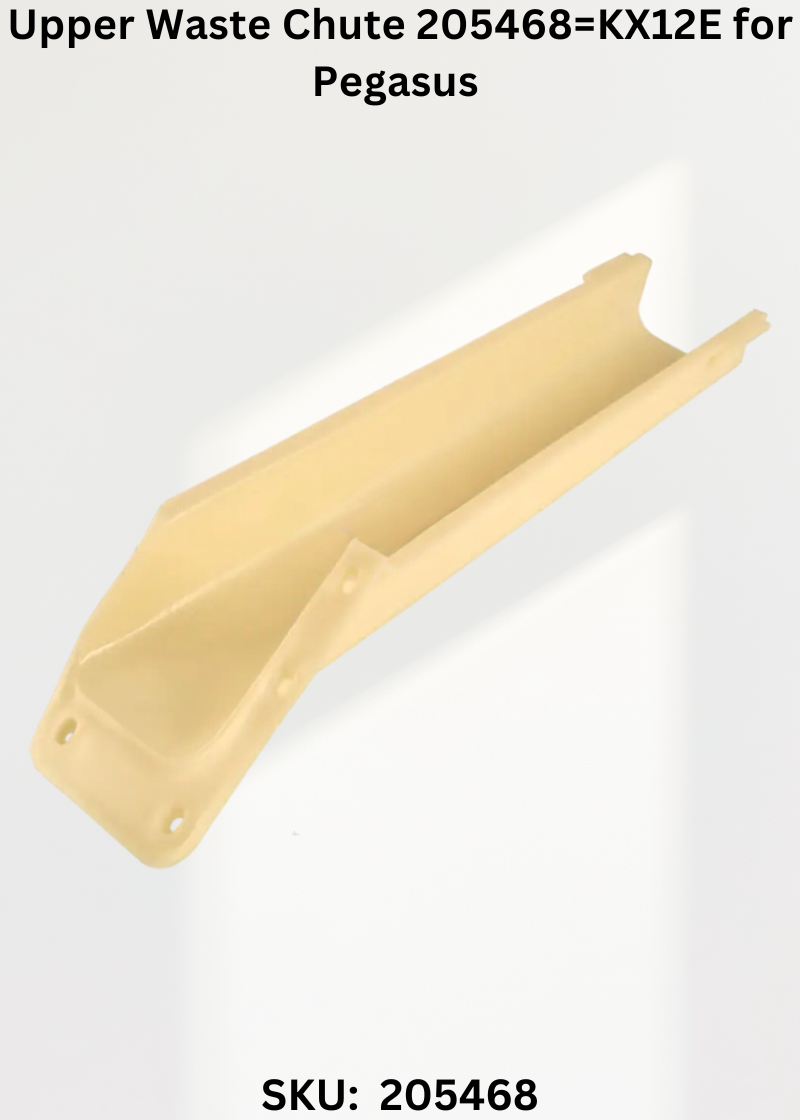 Upper Waste Chute 205468=KX12E for Pegasus E32L, E52L, E22L Sewing Machine