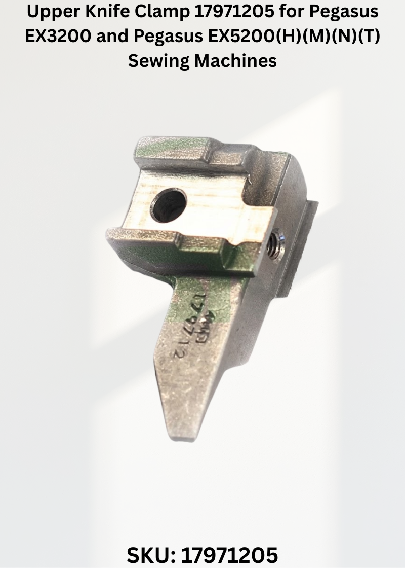 Upper Knife Clamp 17971205 for Pegasus EX3200 and Pegasus EX5200(H)(M)(N)(T) Sewing Machines