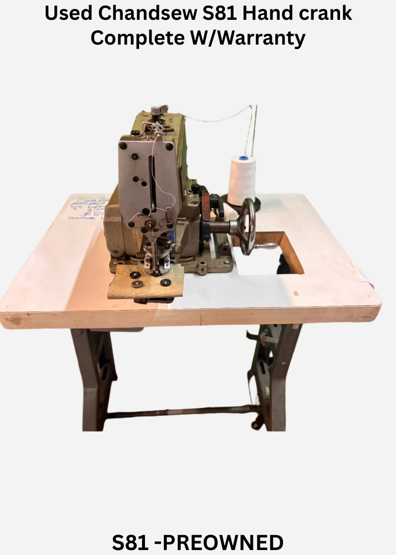 Used Chandsew S81 Hand crank Complete W/Warranty
