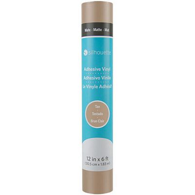 Silhouette Matte Removable Vinyl 12in Tan