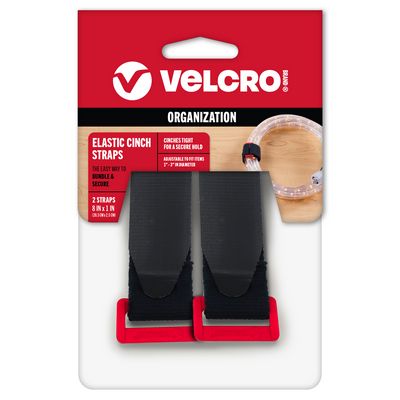 Velcro, USA Velcro Elastic Cinch Strap 8in 2ct