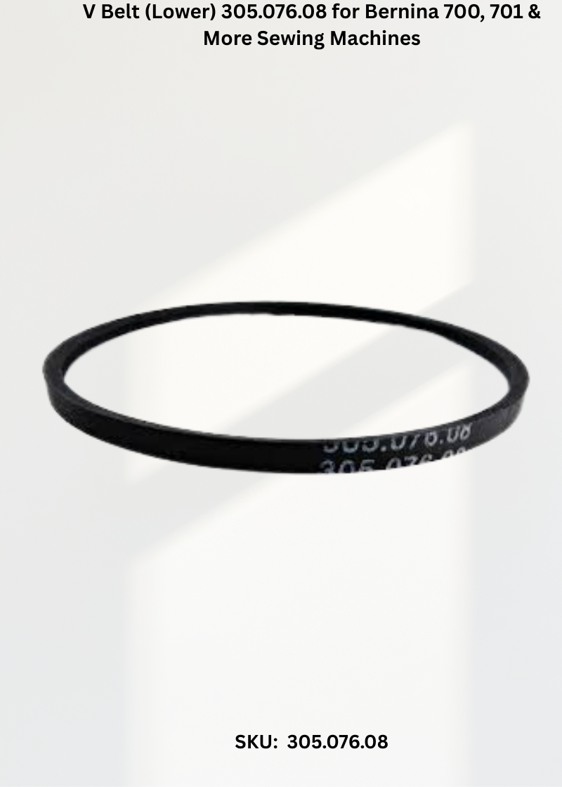 V Belt (Lower) 305.076.08 for Bernina 700, 701 & More Sewing Machines